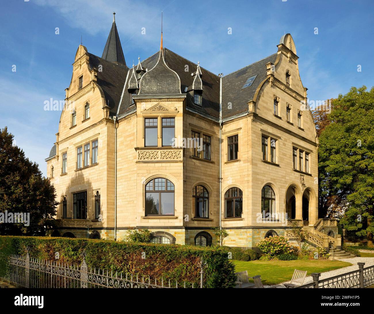 Villa Spiritus, wurde von 1945 bis 2011 von der Armee des Vereinigten Königreichs genutzt, Deutschland, Nordrhein-Westfalen, Bonn Stockfoto