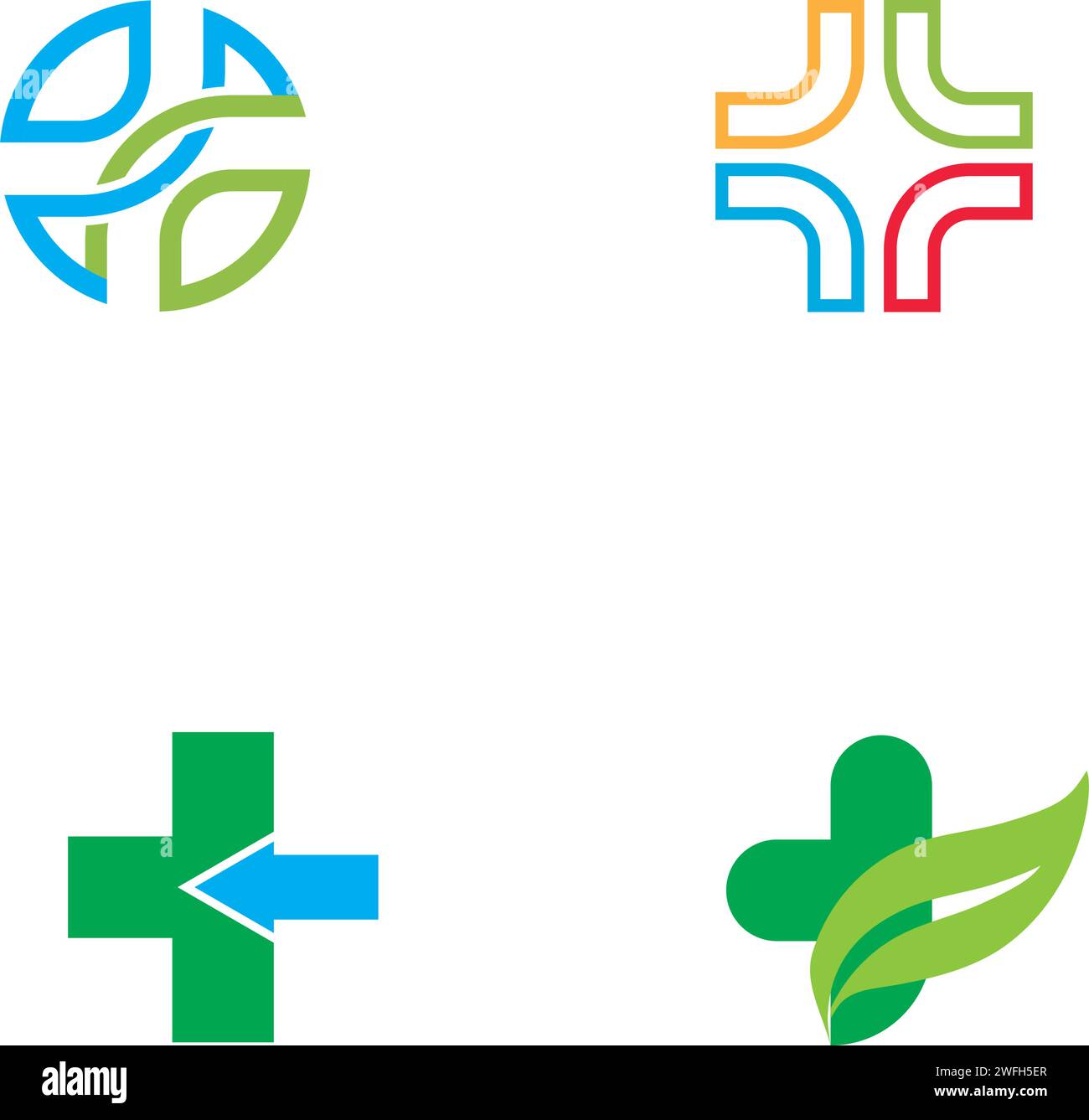 Gesundheit medizinische Logo template Vector Illustration Design Stock Vektor