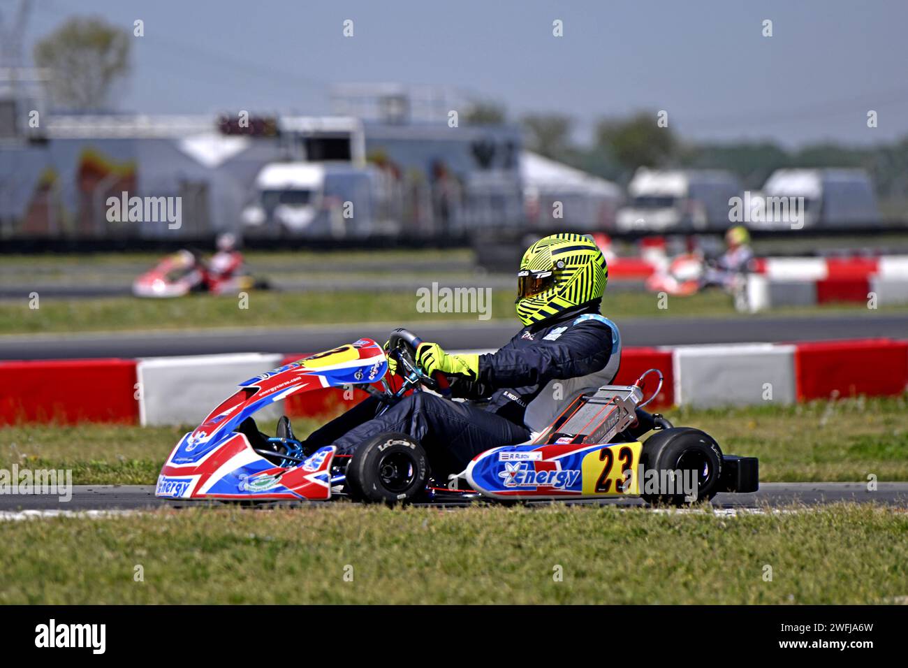 Kartodromo Cremona Circuit Stockfoto