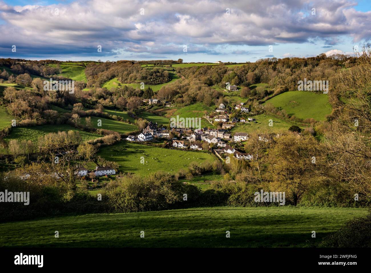 Branscombe; Devon; Großbritannien Stockfoto