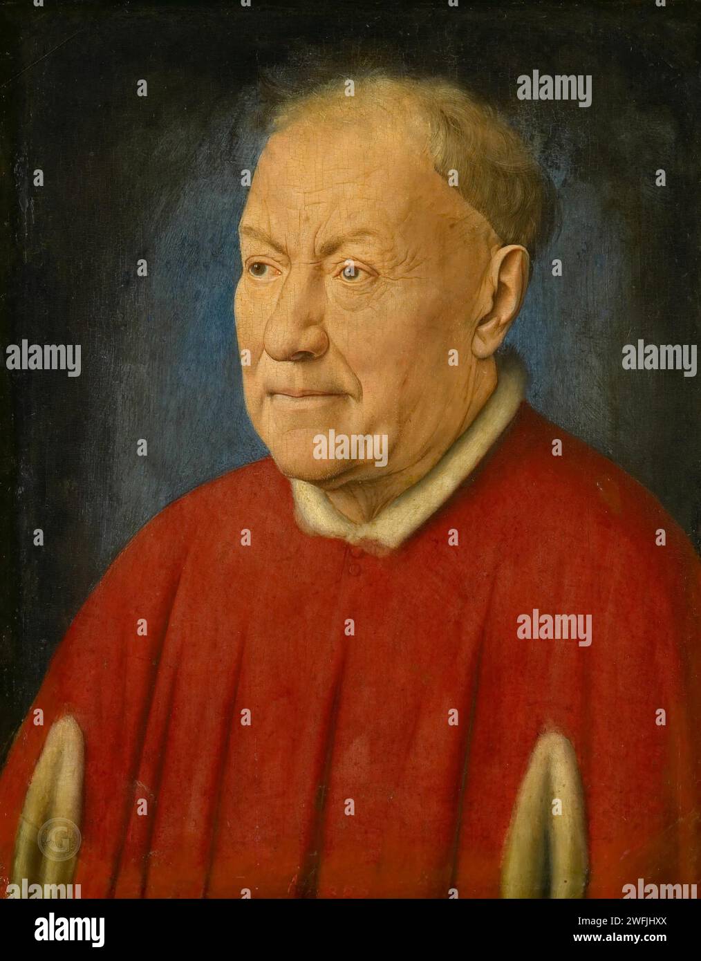 Jan van Eyck – Kardinal Niccolo Albergati, päpstlicher Gesandter in den spanischen Niederlanden Stockfoto