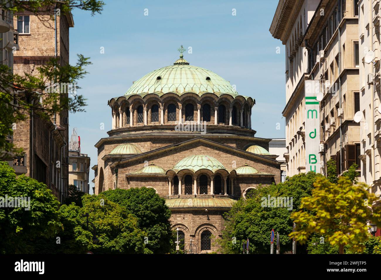 St. Nedelya Orthodoxe Kirche, Sofia, Bulgarien, Europa, Balkan, EU Stockfoto
