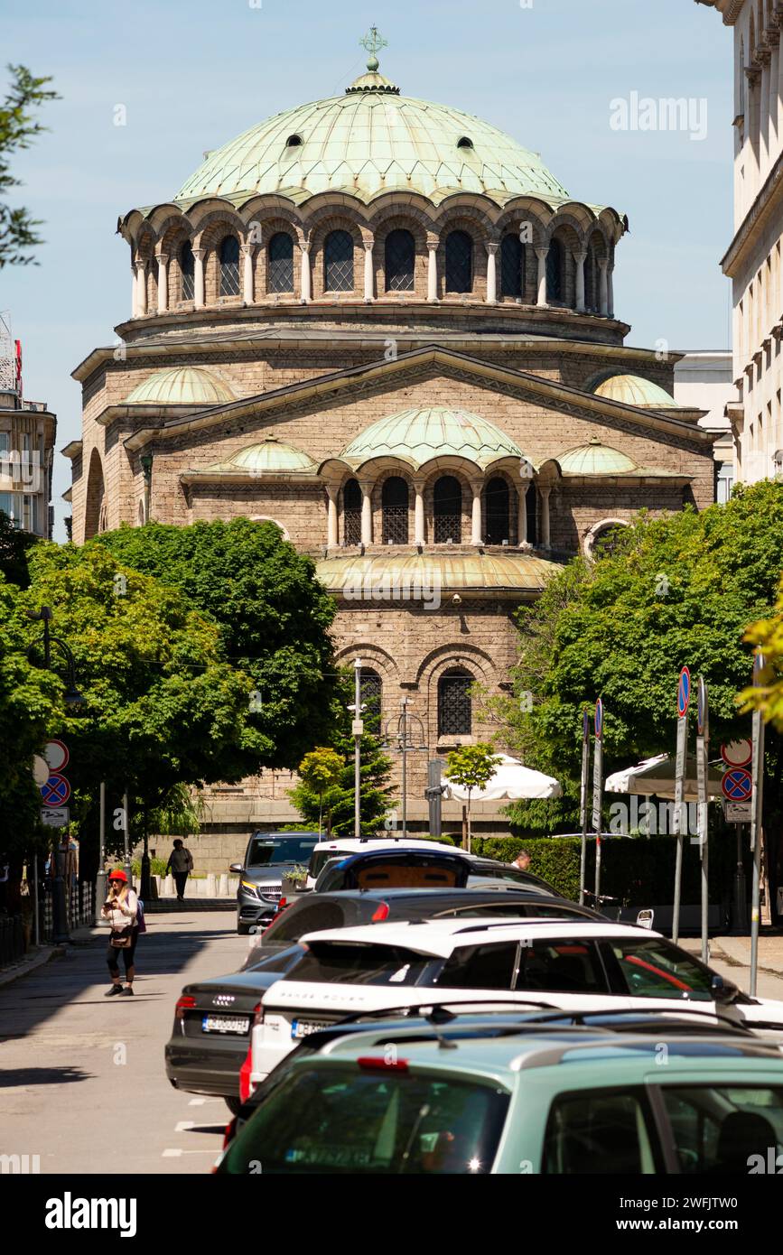 St. Nedelya Orthodoxe Kirche, Sofia, Bulgarien, Europa, Balkan, EU Stockfoto