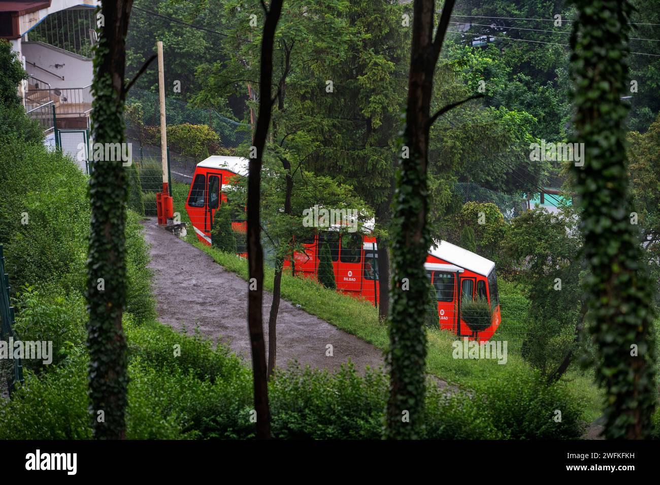 Seilbahn de Artxanda, Bilbao, Biskaya, Baskenland, Euskadi, Euskal Herria, Spanien Stockfoto