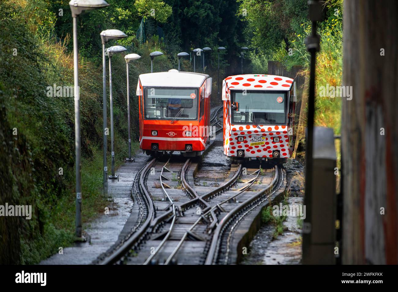 Seilbahn de Artxanda, Bilbao, Biskaya, Baskenland, Euskadi, Euskal Herria, Spanien Stockfoto