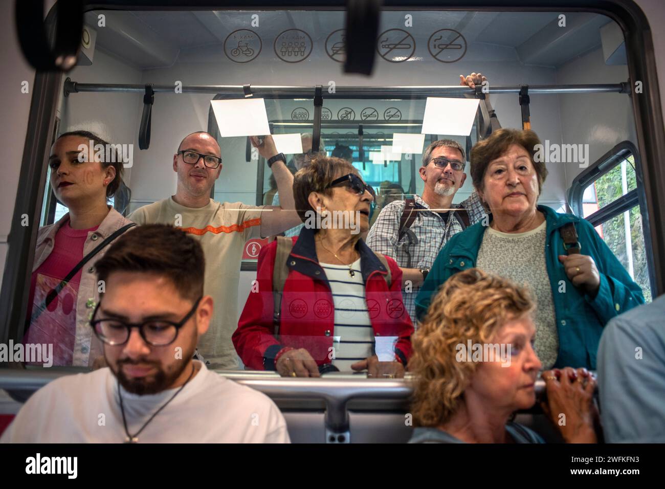 Seilbahn de Artxanda, Bilbao, Biskaya, Baskenland, Euskadi, Euskal Herria, Spanien Stockfoto