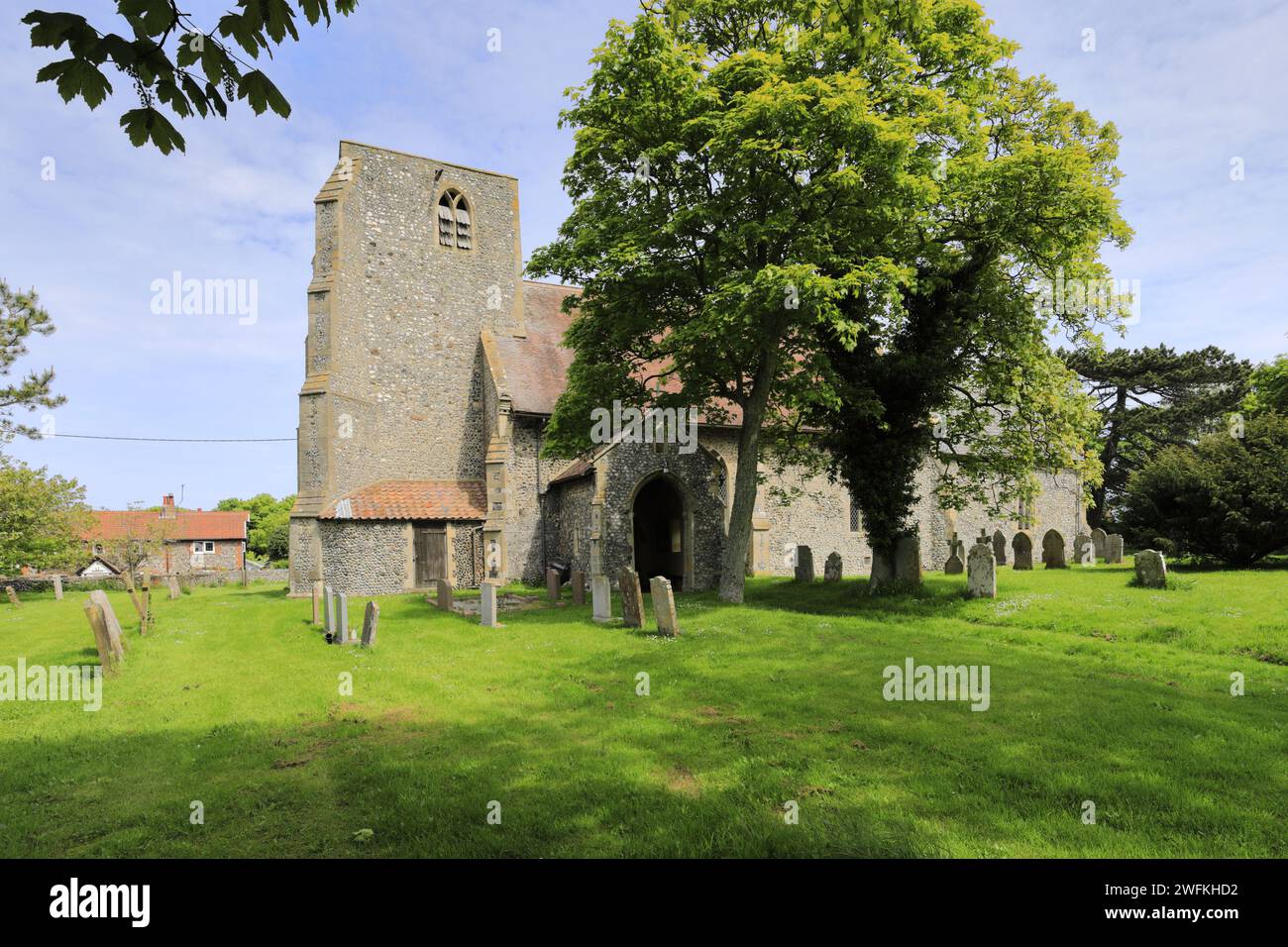 St. Johns Parish Church, Trimingham, Norfolk Broads National Park, England, Großbritannien Stockfoto