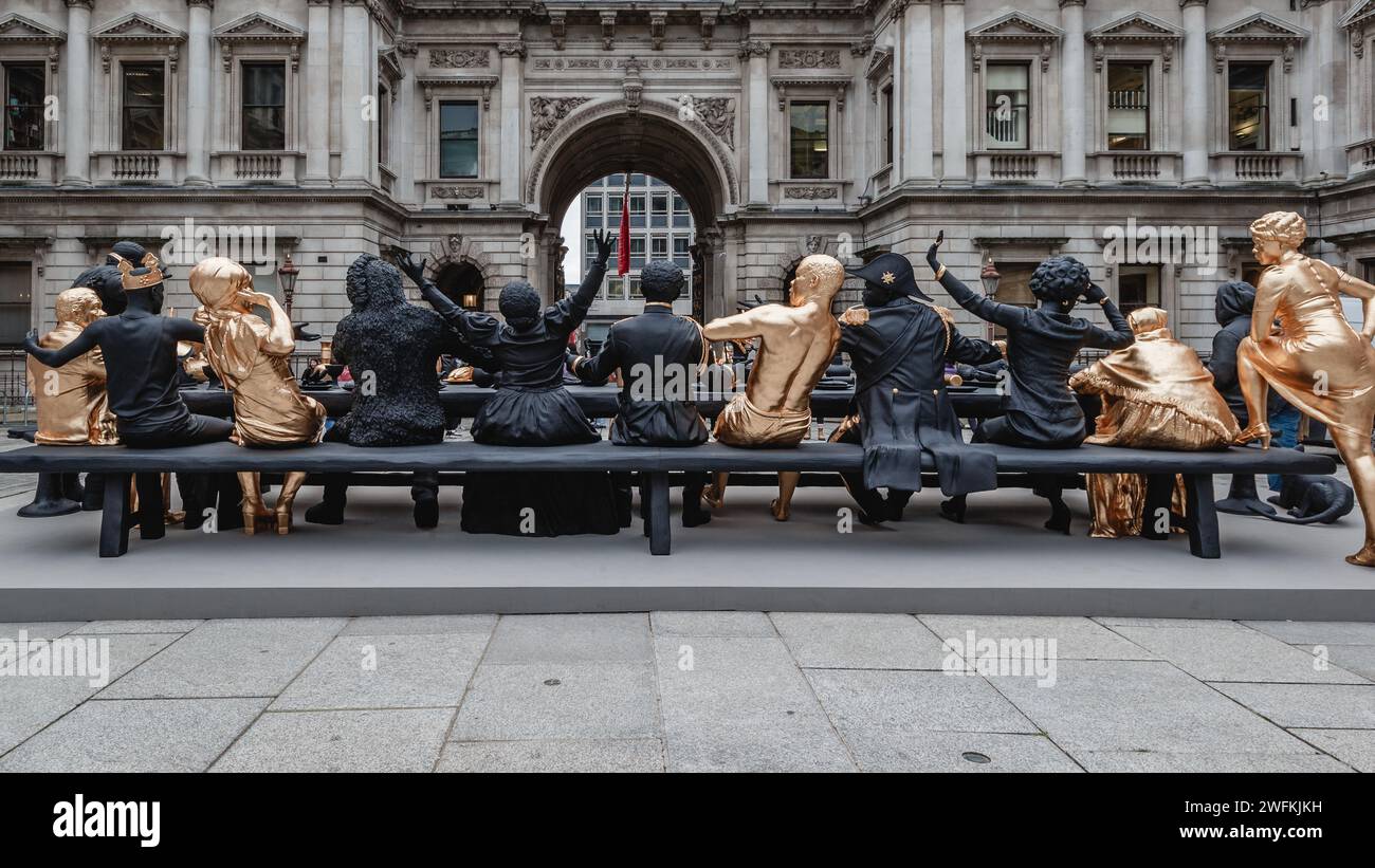 Enangled Pasts, 1768–heute von Tavares Strachan an der Royal Academy of Arts in London. Stockfoto