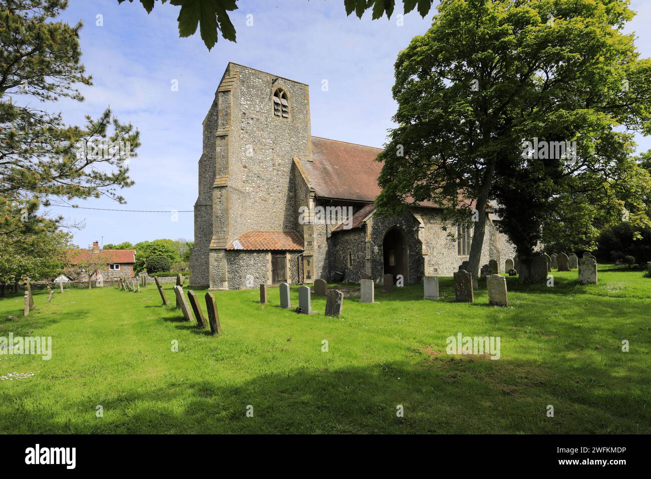 St. Johns Parish Church, Trimingham, Norfolk Broads National Park, England, Großbritannien Stockfoto