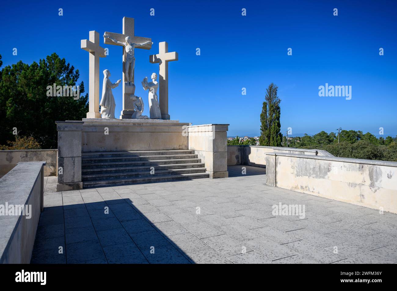 Der Ungarische Kalvarienkalevel in Fatima, Portugal. Stockfoto