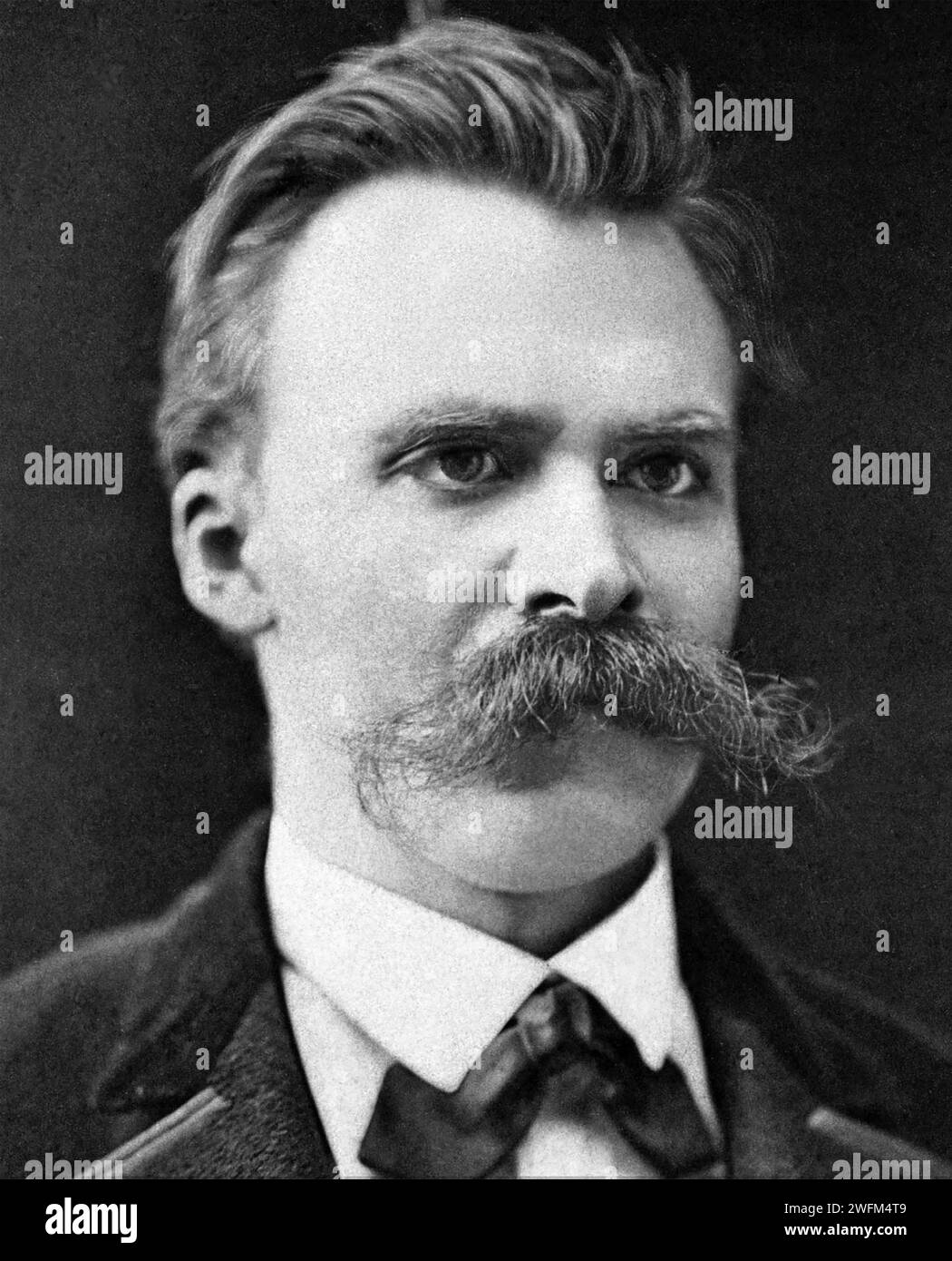 FRIEDRICH NIETZSCHE (1844-1900), deutscher Philosoph, um 1875 Stockfoto