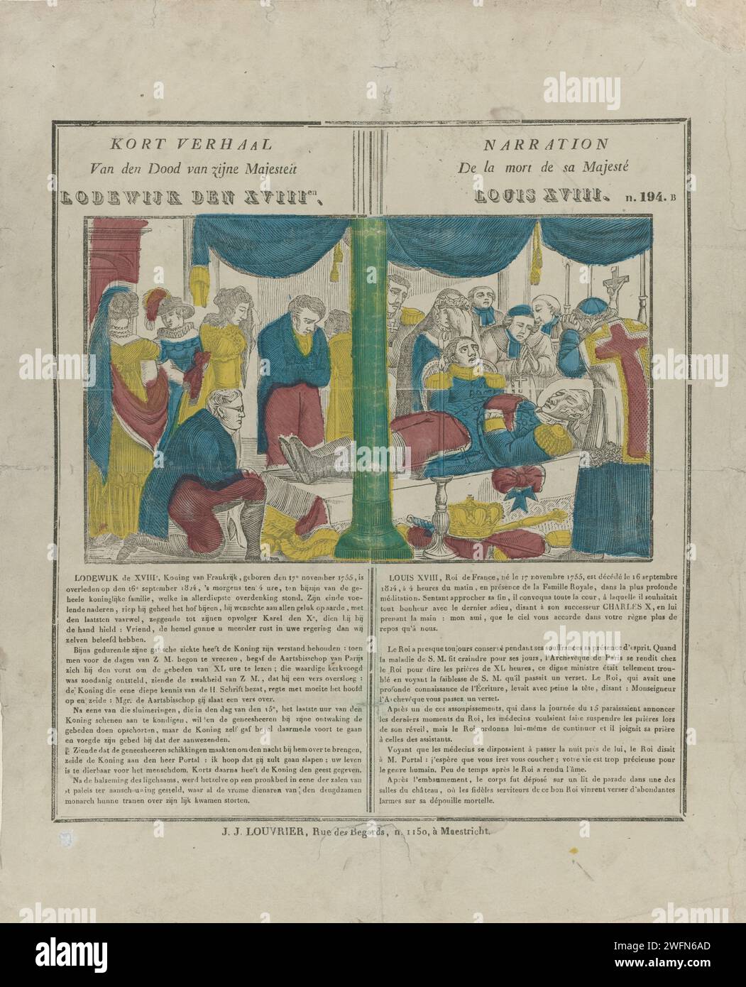Kurzgeschichte / vom Tod seiner Majestät / Lodewijk den XVIIien