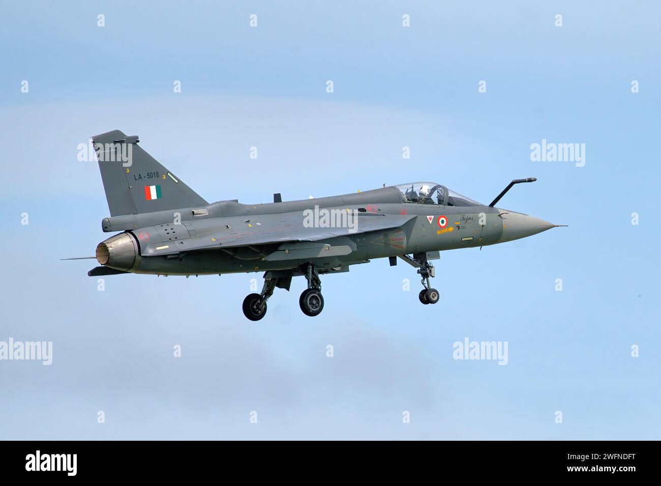 HAL Tejas Kampfflugzeug Stockfoto