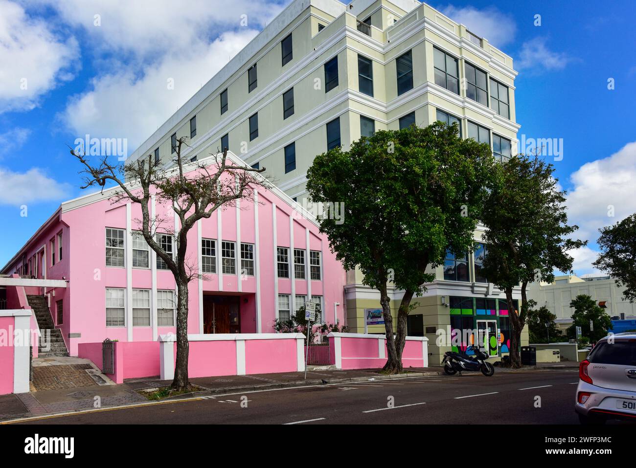 Reisefoto von Hamilton Bermuda Stockfoto