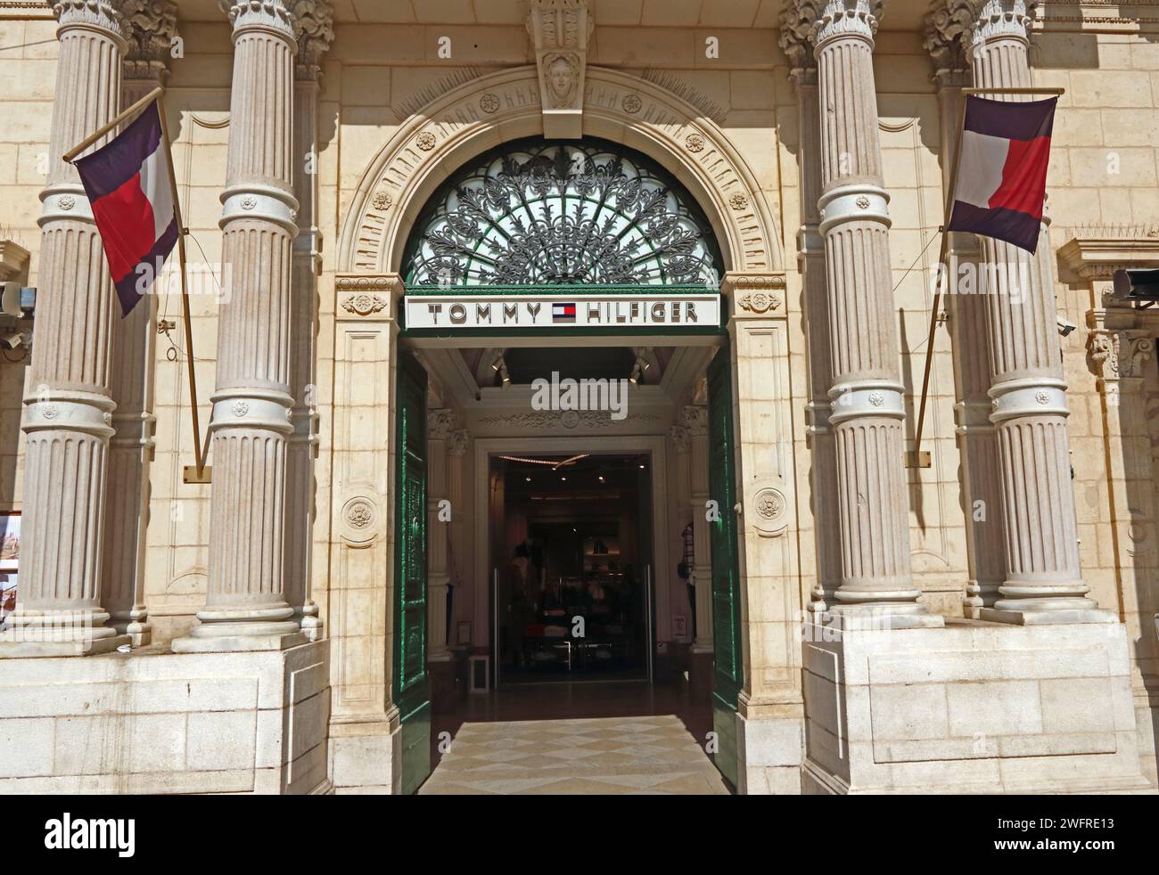 Tommy Hilfiger Shop, Valletta Stockfoto