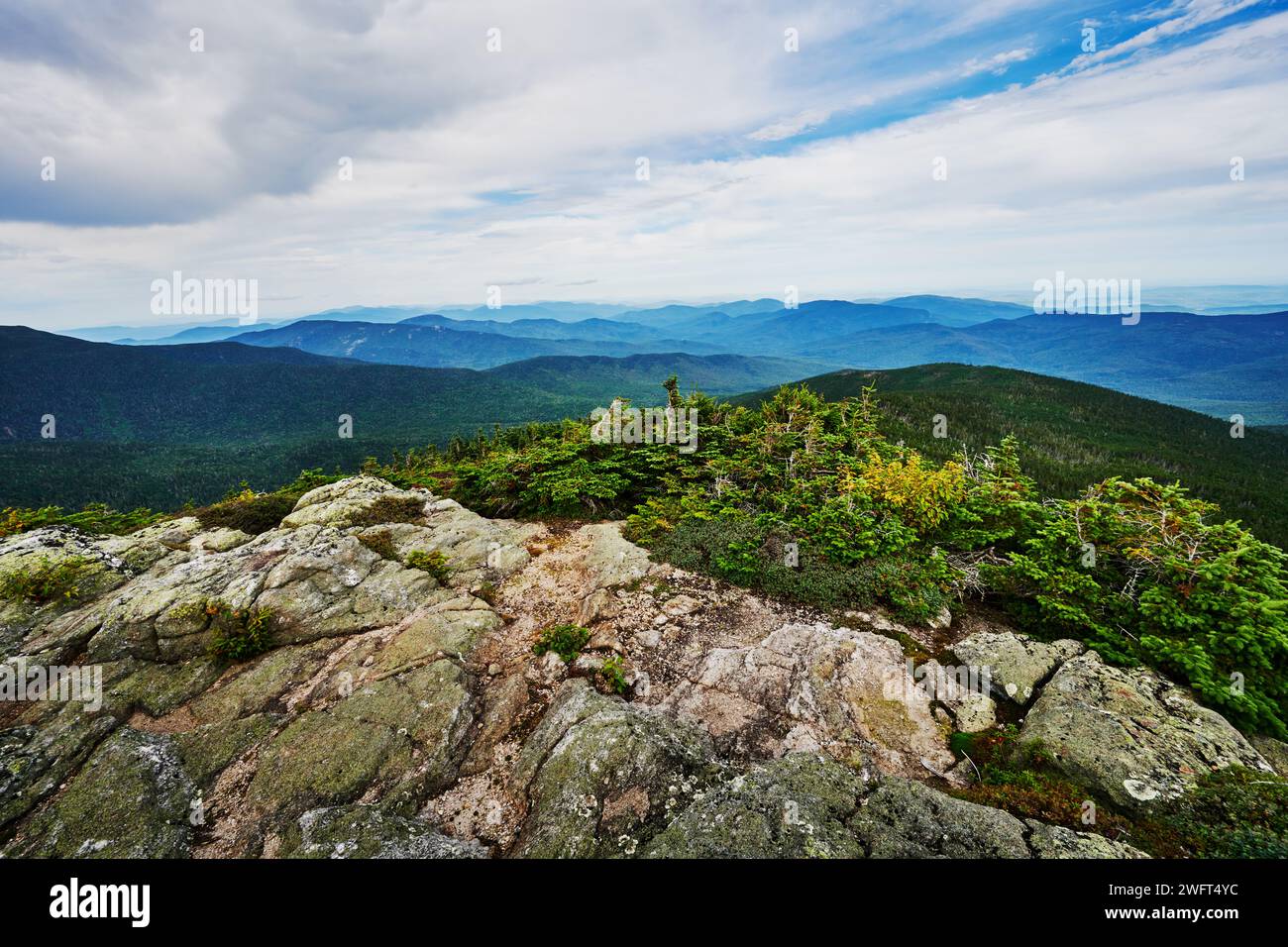 Blick vom Carter Dome Peak, White Mountains, New Hampshire, USA Stockfoto