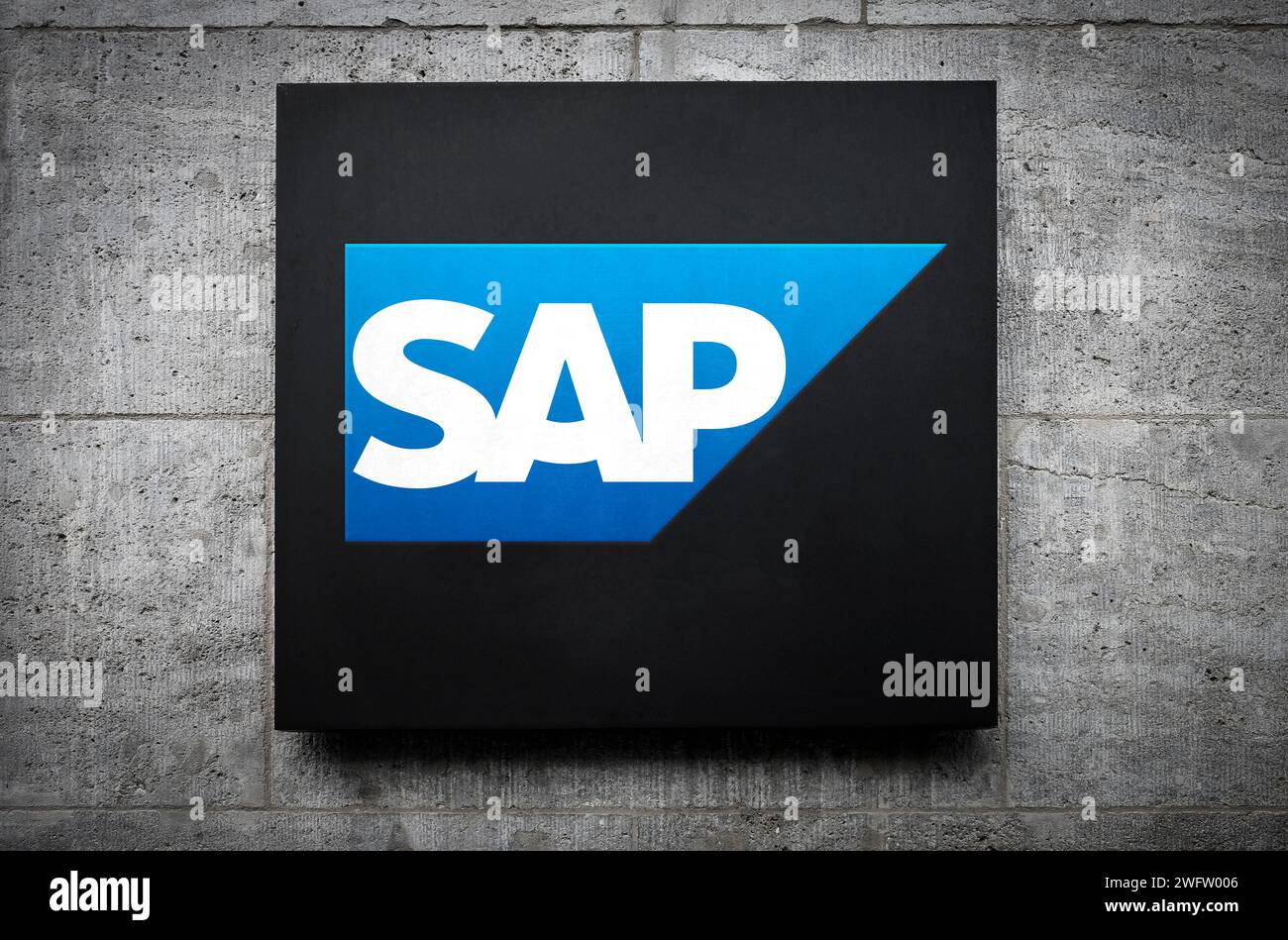 deutsches SAP-Softwareunternehmen Stockfoto