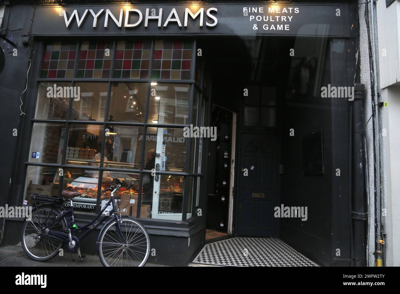 Wyndhams Butchers Shop Chelsea London England Stockfoto