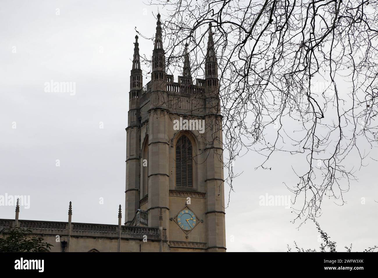 St Luke's Church Bell Tower Sydney Street Chelsea London England, wo Charles Dickens 1836 Catherine Hogarth heiratete Stockfoto