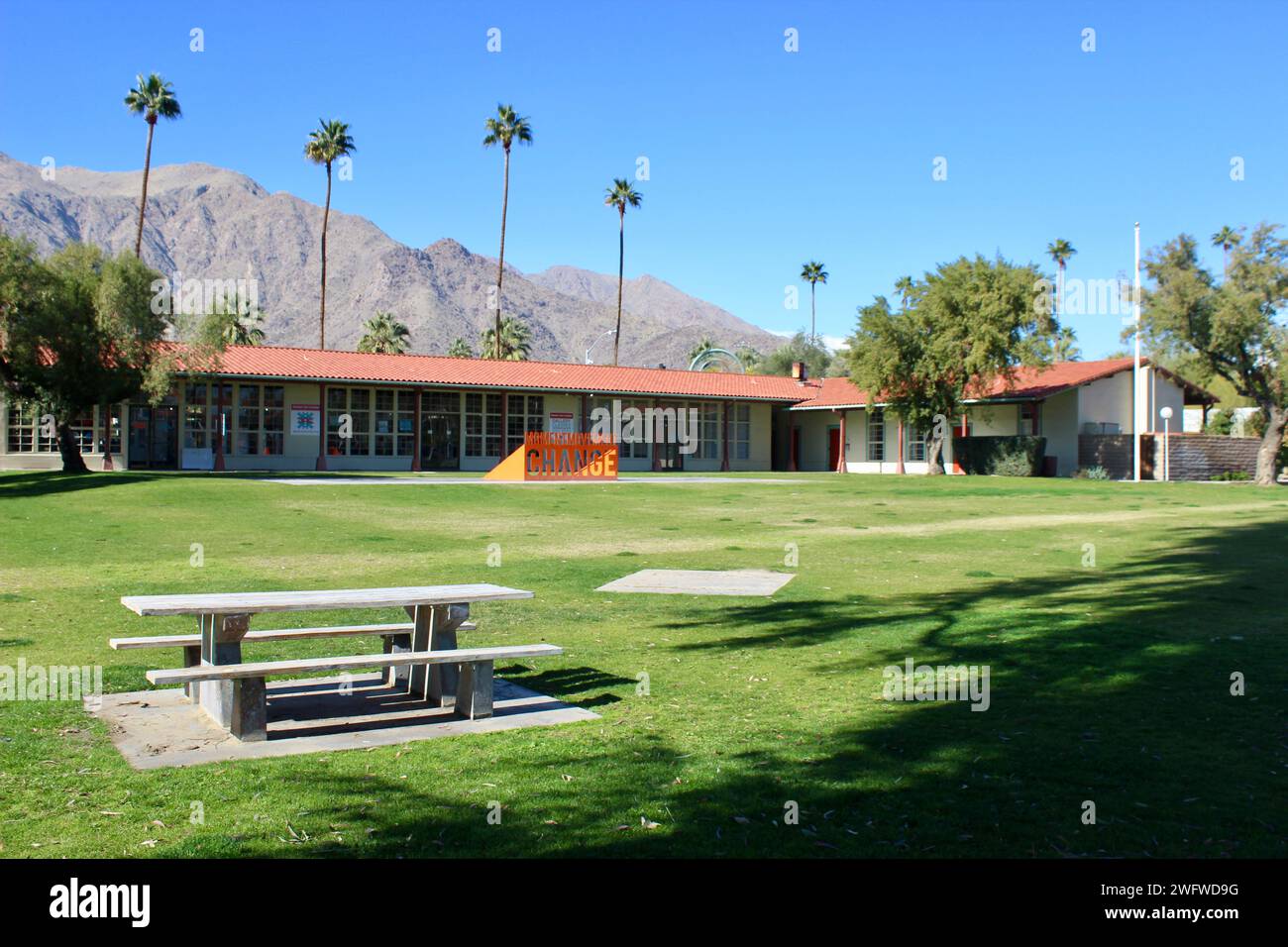 Desert Art Center, Palm Springs, Kalifornien Stockfoto