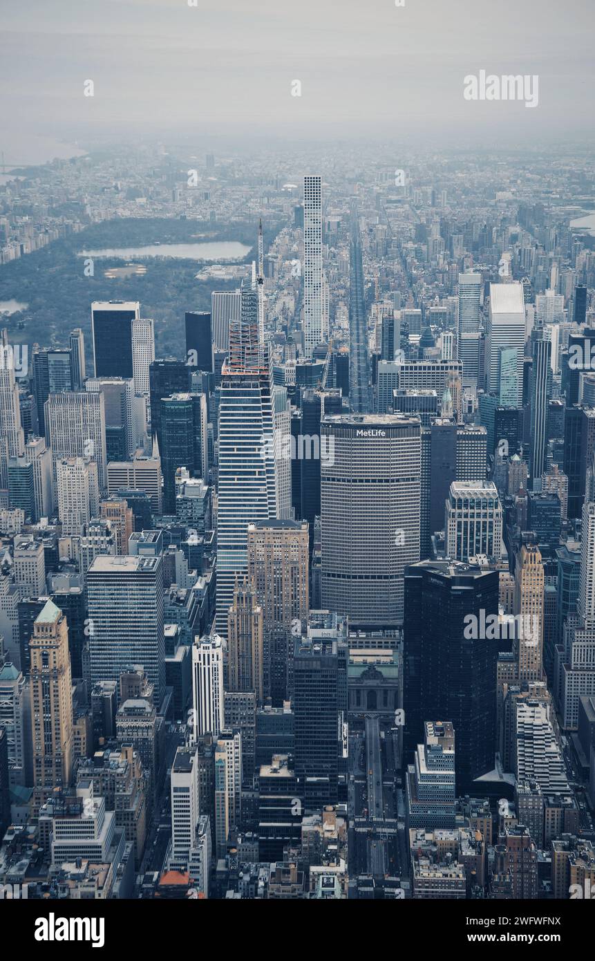 Skyline von New York City, USA, am 18. Februar 2020 Stockfoto