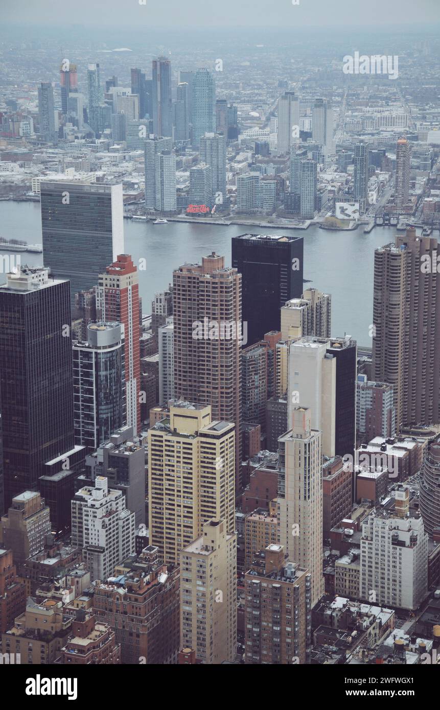 Foto im Empire State in New York am 19. Februar 2020 Stockfoto