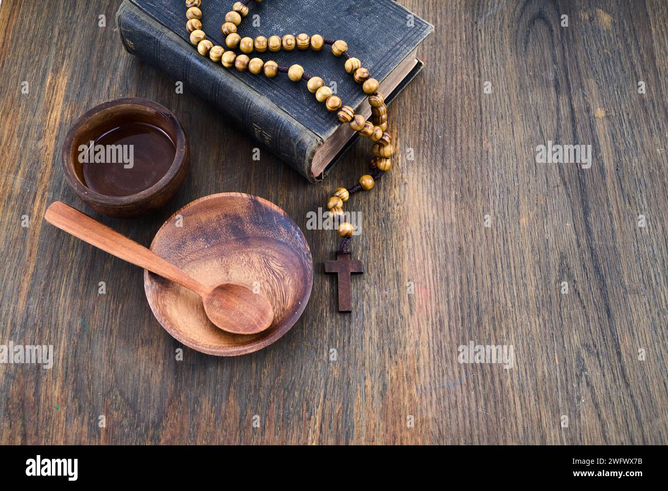 Das Konzept der Leihzeit, der schnellen und der Abstinenzzeit. Stockfoto