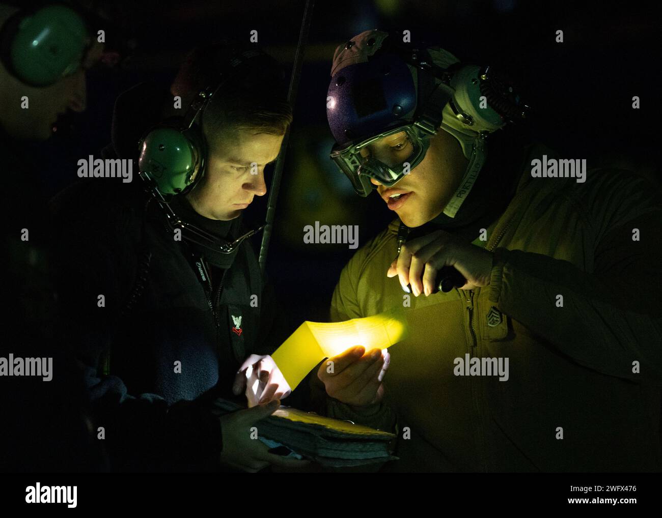Die Blue Angels führen derzeit Wintertrainings in der Naval Air Facility (NAF) El Centro, Kalifornien, durch, um die kommende Flugschau-Saison 2024 vorzubereiten. Stockfoto