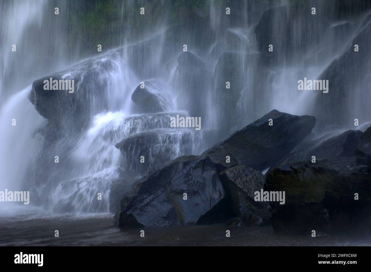 Phnom Kulen Wasserfall, Phnom Kulen Nationalpark, Kambodscha. Stockfoto