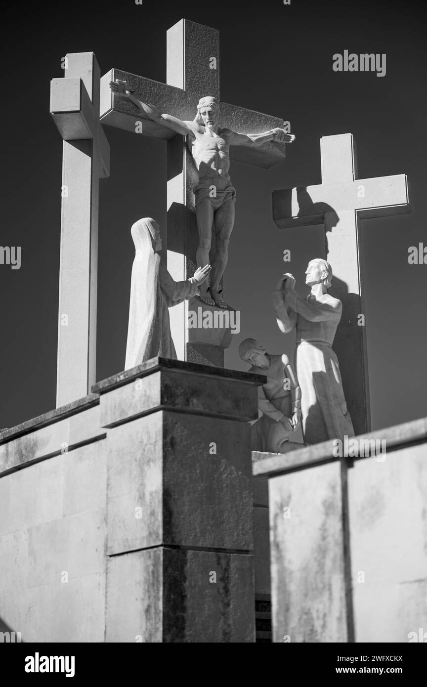 Der Ungarische Kalvarienkalevel in Fatima, Portugal. Stockfoto