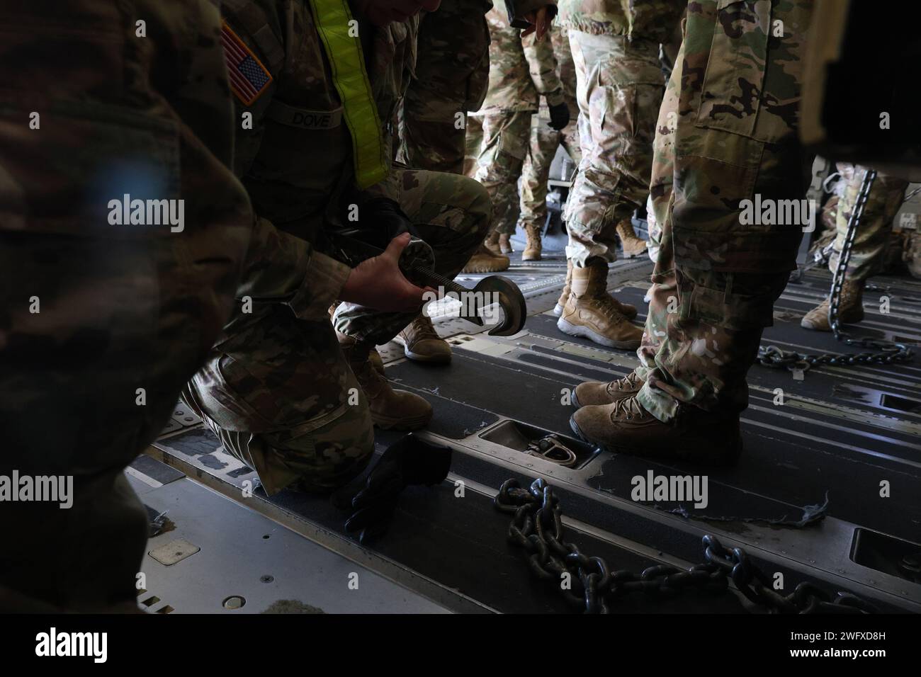 Soldaten des 4. Bataillons, 60. LuftverteidigungsartillerieRegiments