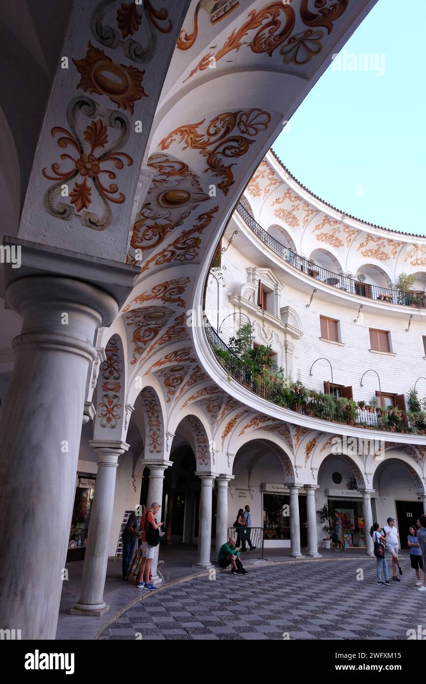 Plaza del Cabildo in sevilla, spanien Stockfoto