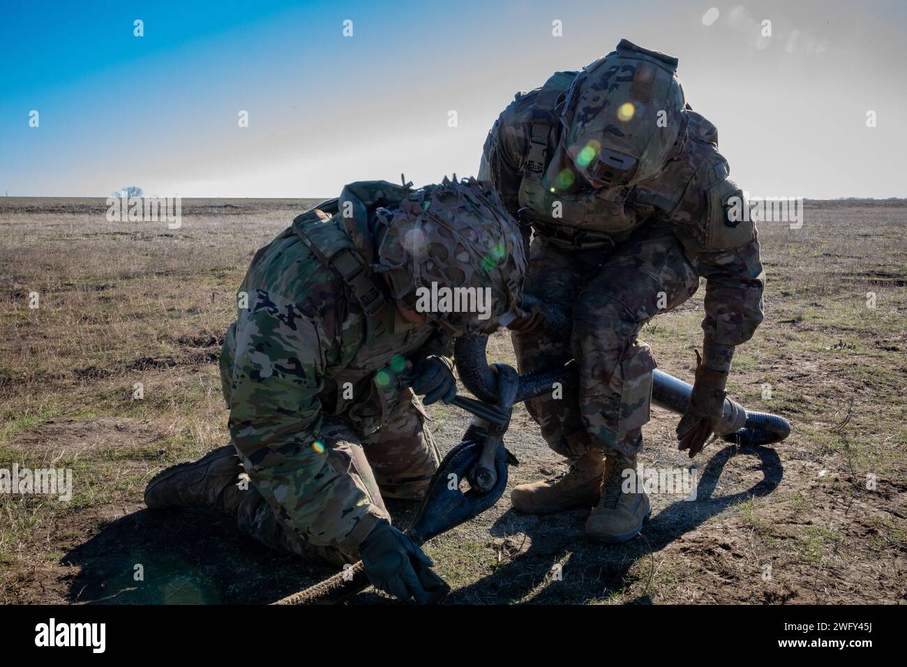 Artilleriesoldaten von Charlie Battery, 3. Bataillon, 320