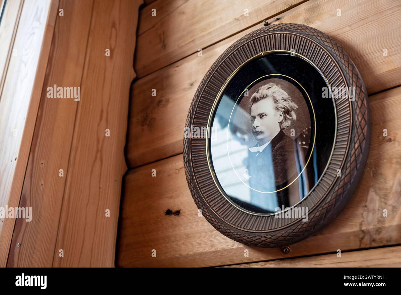 Museum in Troldhaugen, Heimat des norwegischen Komponisten Edvard Grieg in Bergen, Norwegen Stockfoto