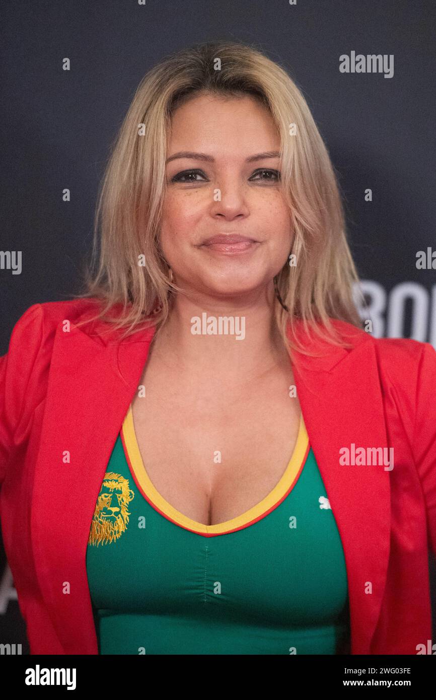 Paris, Frankreich. Februar 2024. Severine Ferrer besuchte am 1. Februar