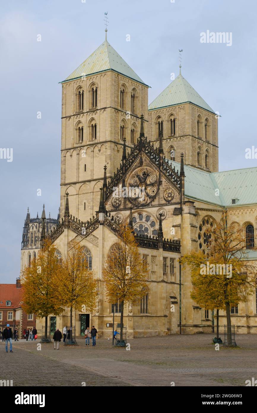 St.-Paulus-Dom in Münster Stockfoto