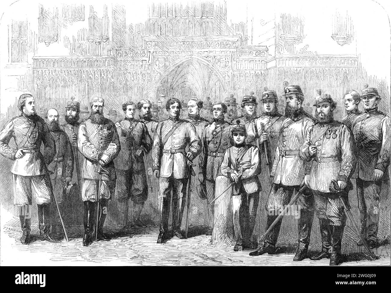 Die Freiwilligen des Westminster Gewehrs der Königin, 1862. Major