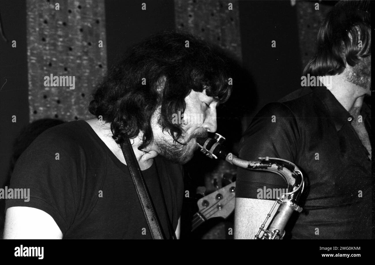 Dick Morrisey, If, Marquee Club, Soho, London, 1971. Stockfoto