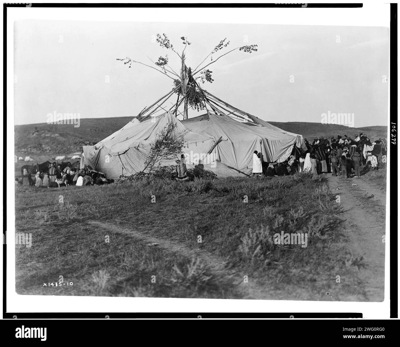 Sonnentanz in Progress-Cheyenne, 1910. Stockfoto