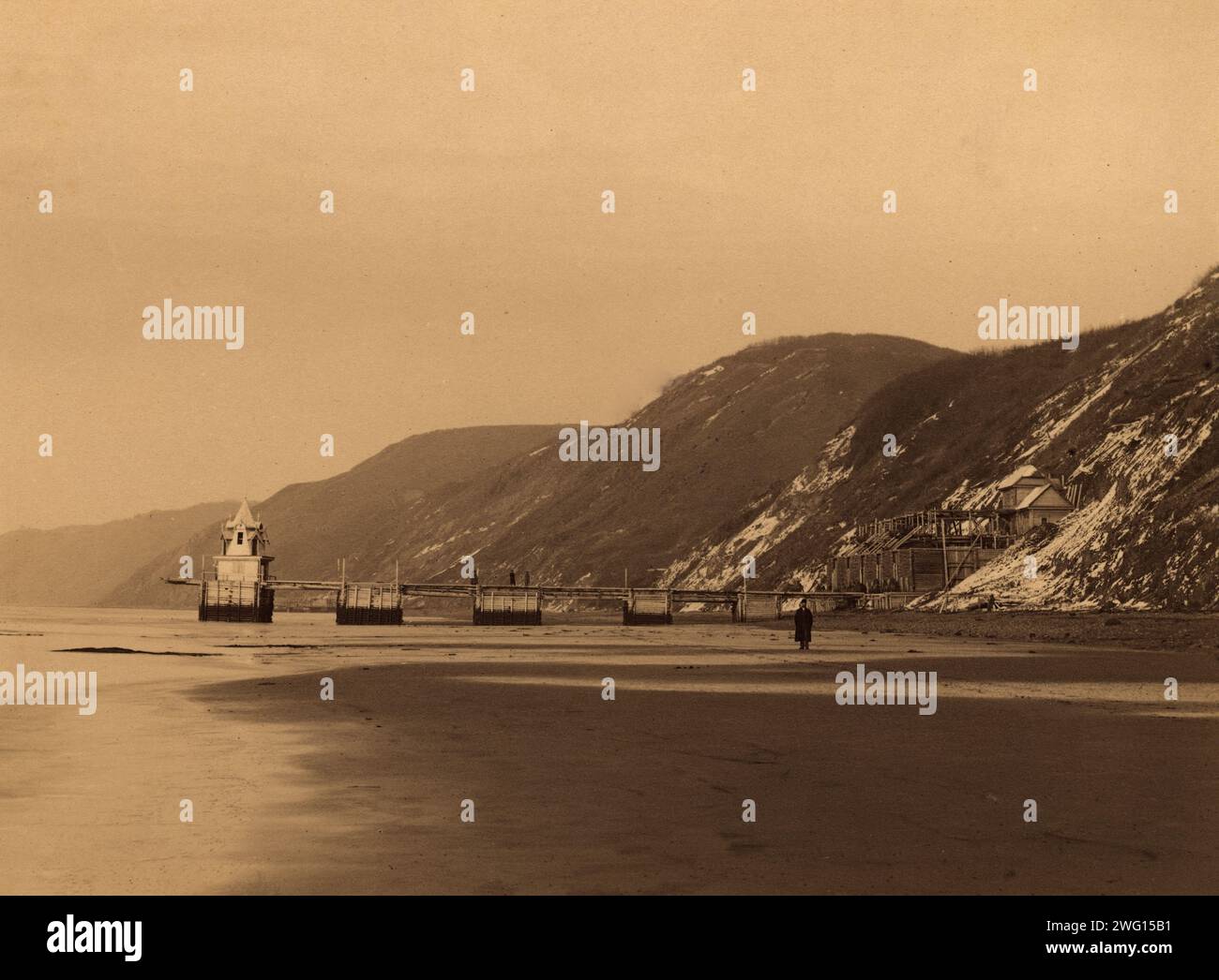 Due Coal Mine Alekseevsky Drift, 1880-1899. Aus einem Album, das in den ...