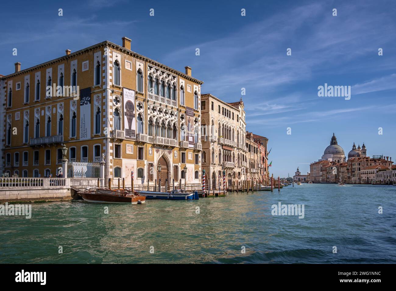 Venezianisches Institut für Wissenschaften, Buchstaben und Kunst, Palazzo Cavalli Franchetti , Venedig, Italien Stockfoto