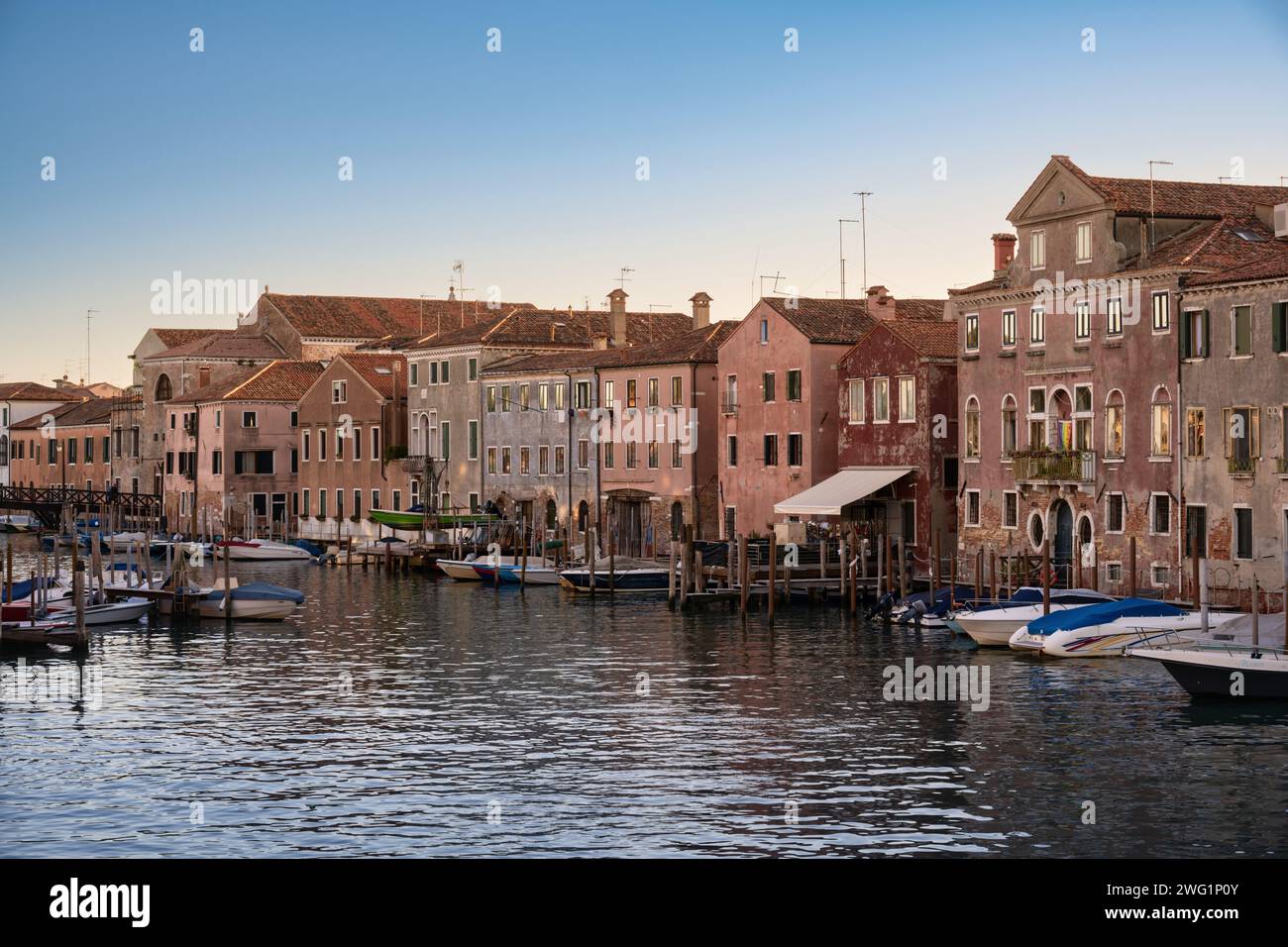 Canale di San Pietro (Peterskanal), Venedig, Italien Stockfoto