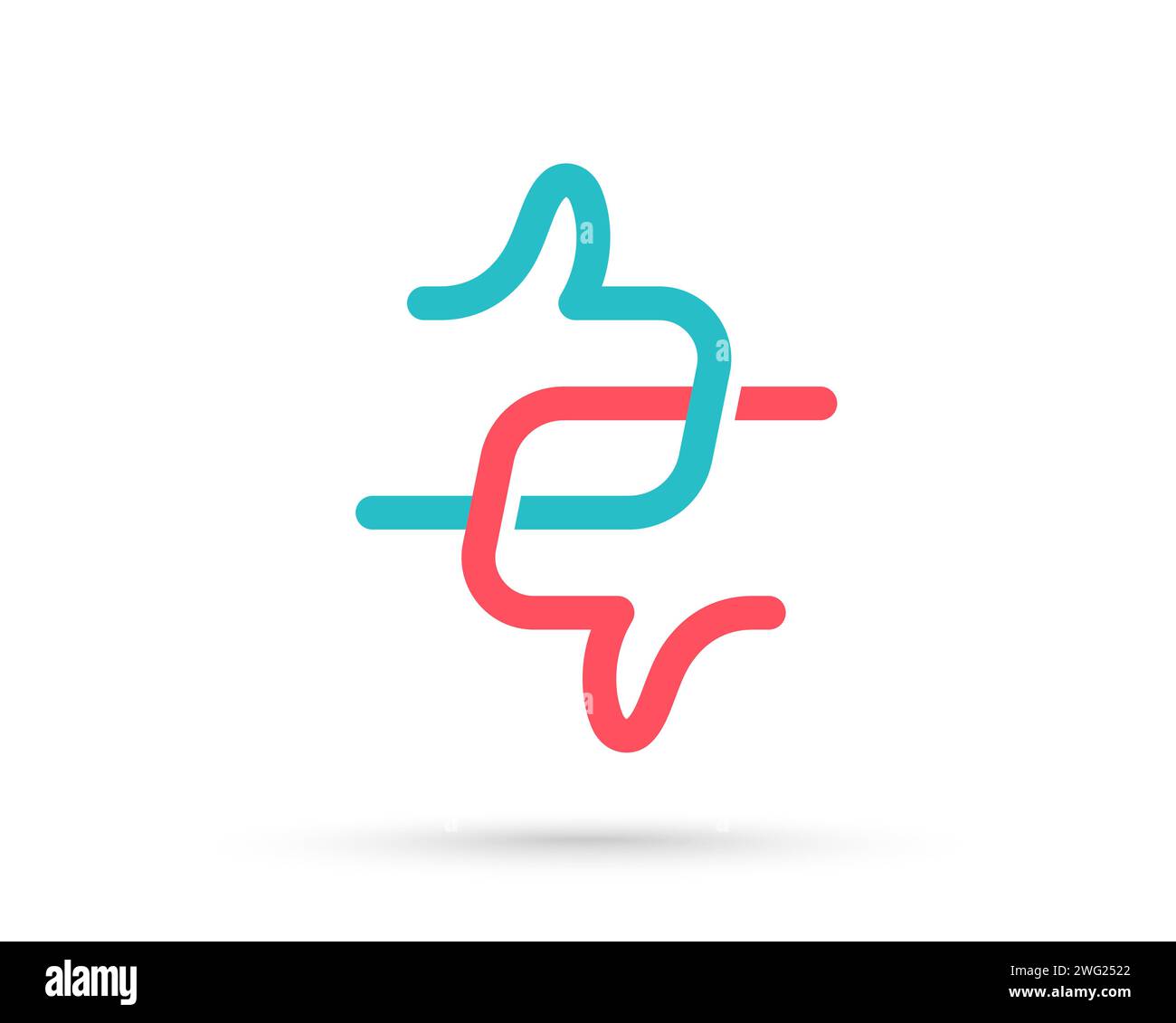 Logovektordesign gefällt und gefällt nicht. Symbol für die Hand nach oben. Schaltfläche „Genehmigen“ oder „Ablehnen“. Reaktion in sozialen Medien. Vektor Stock Vektor
