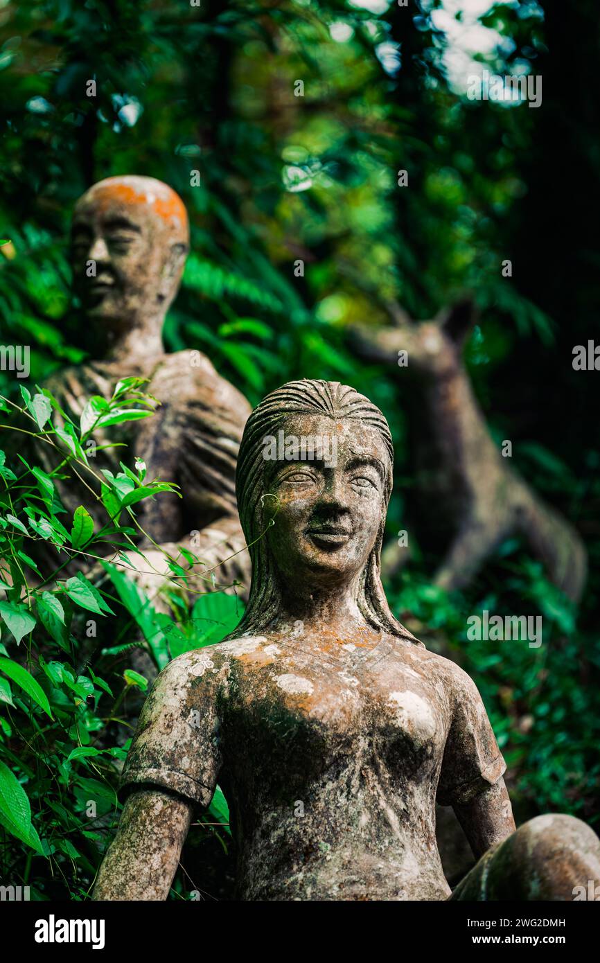 Tarnim Magic Garden Tambon Na Mueang - Ko Samui District Tajlandia um OndaTravel.pl Stockfoto