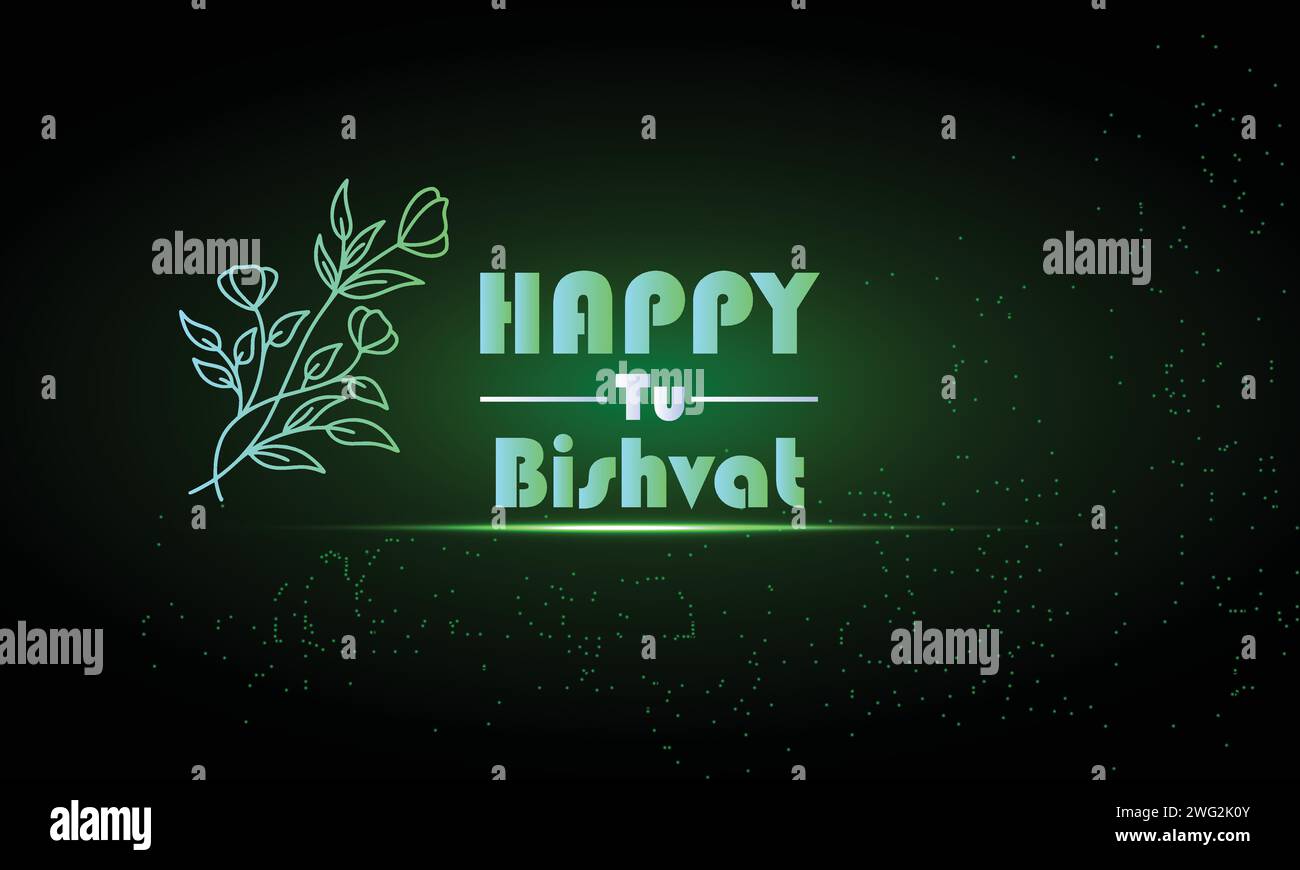 Happy Tu Bishvat Hintergrundbilder und Hintergründe, die Sie herunterladen und auf Ihrem Smartphone, Tablet oder Computer verwenden können. Stock Vektor