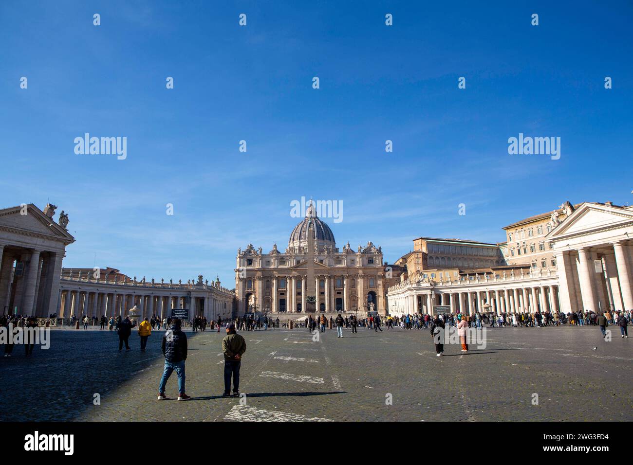 Die Basilika Sankt Peter im Vatikan San Pietro im Vaticano ist die Memorialkirche des Apostels Simon Petrus. Petersdom *** die Basilika St. Peter im Vatikan San Pietro im Vatikan ist die Gedenkkirche des Apostels Simon Peter St. Basilika Peters Stockfoto