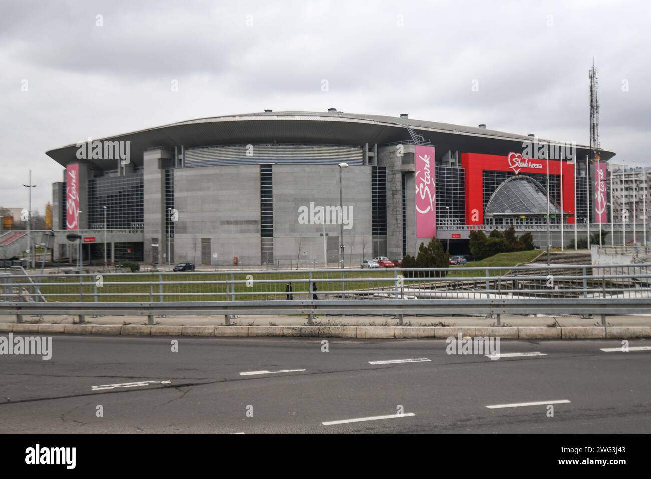 Stark Arena, New Belgrad. Serbien Stockfoto