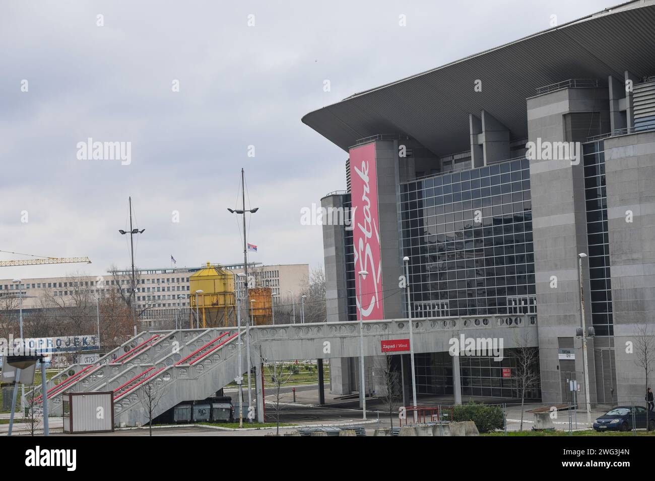 Stark Arena, New Belgrad. Serbien Stockfoto