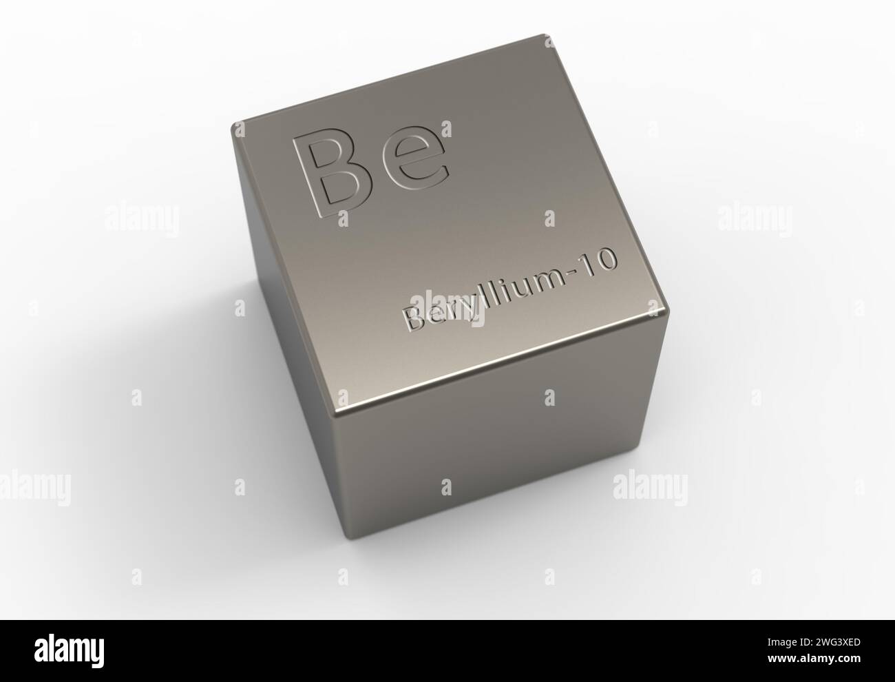 Beryllium-10, Abbildung Stockfoto