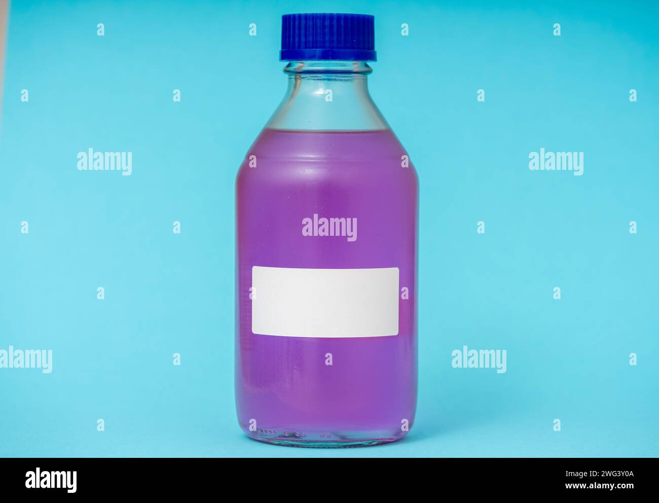 Laborflasche aus Glas Stockfoto